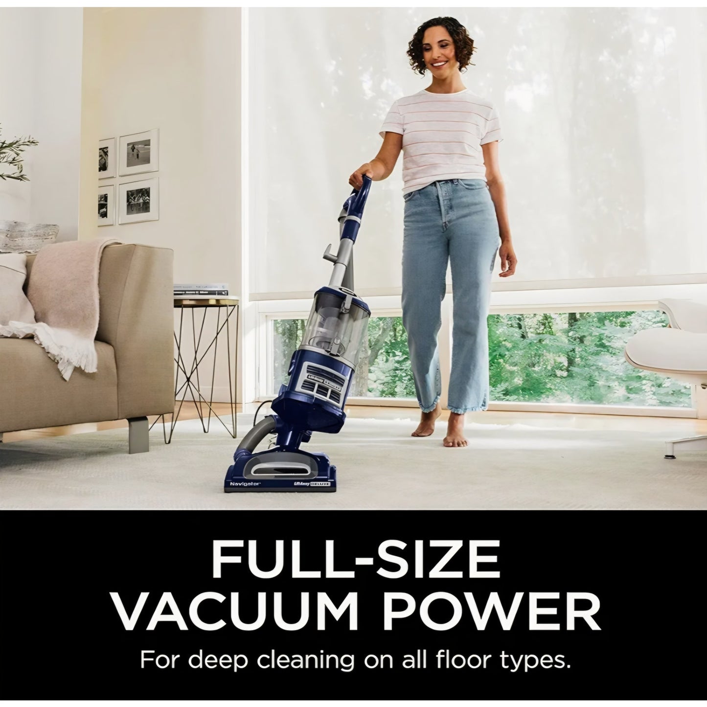 Shark Upright Vacuum, Navigator Lift-Away Deluxe with Large Dust Cup Capacity, HEPA Filter, Swivel