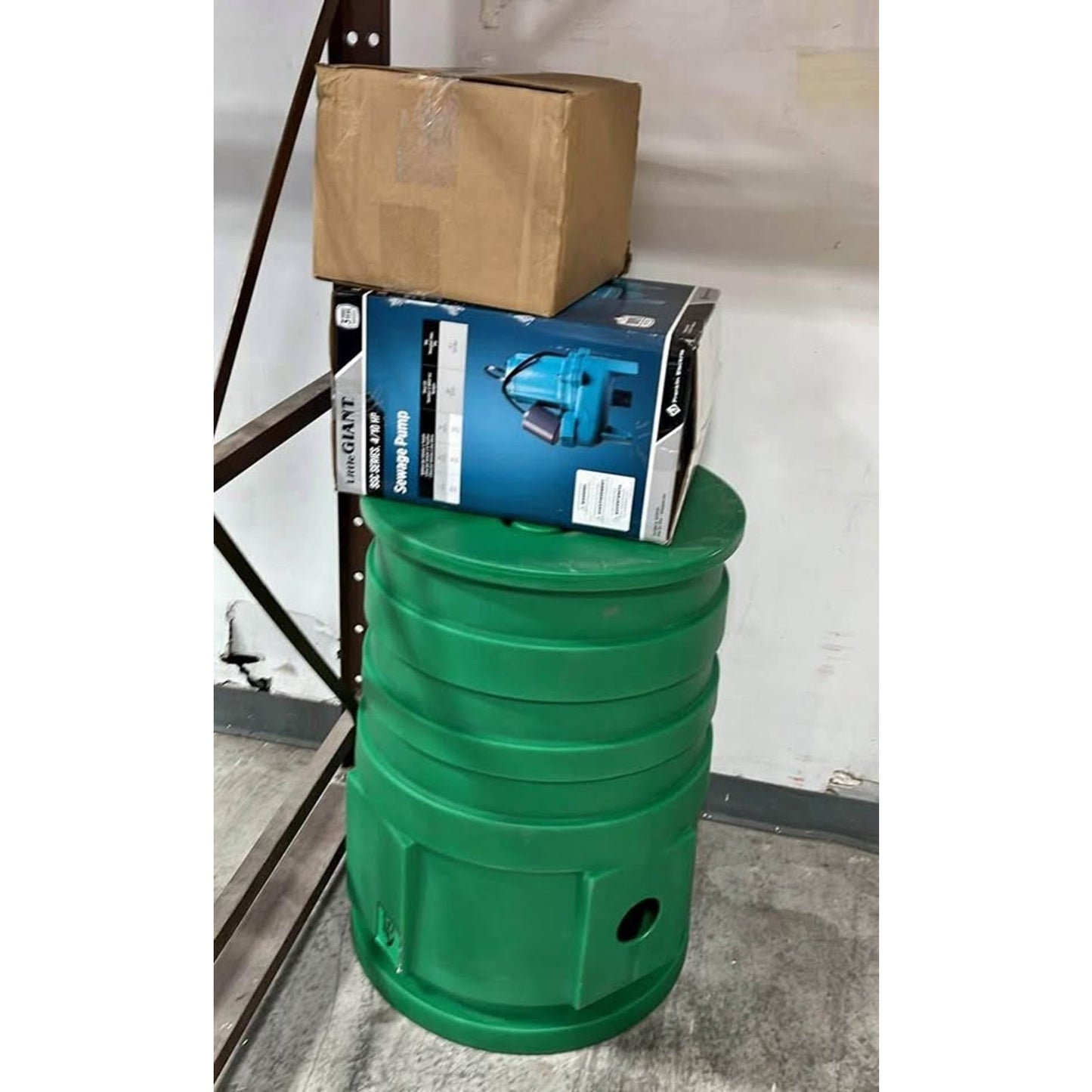 Little giant WCR-9SS 115 Volt, 4/10 HP, 4800 GPH Sewage/Effluent/Wastewater Collection and Removal S