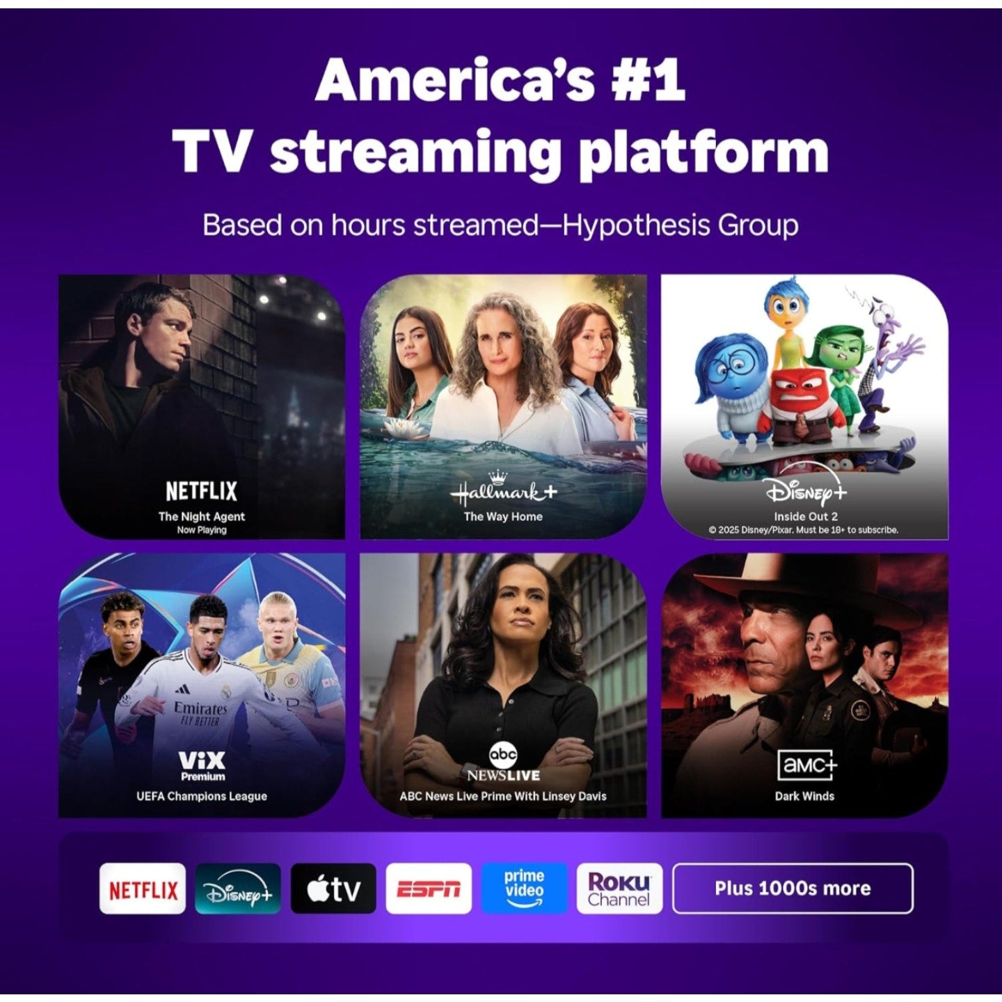 5 stars (779) Roku Smart TV 2025 – 55-Inch Select Series, 4K HDR TV – Roku TV with Enhanced Voice