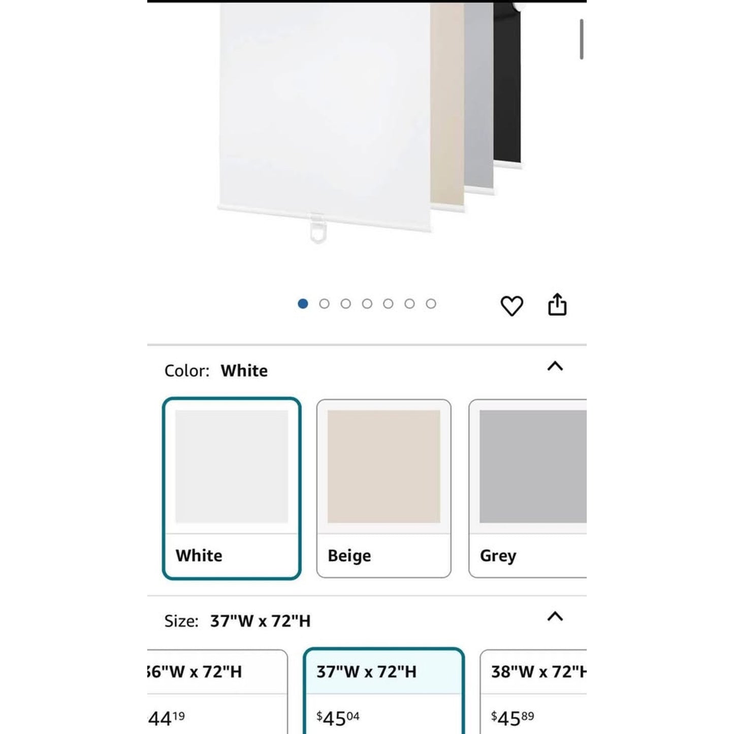 ChrisDowa Cordless Blackout Roller Shades for Windows, Thermal Insulated UV Protection Pull Down Sha