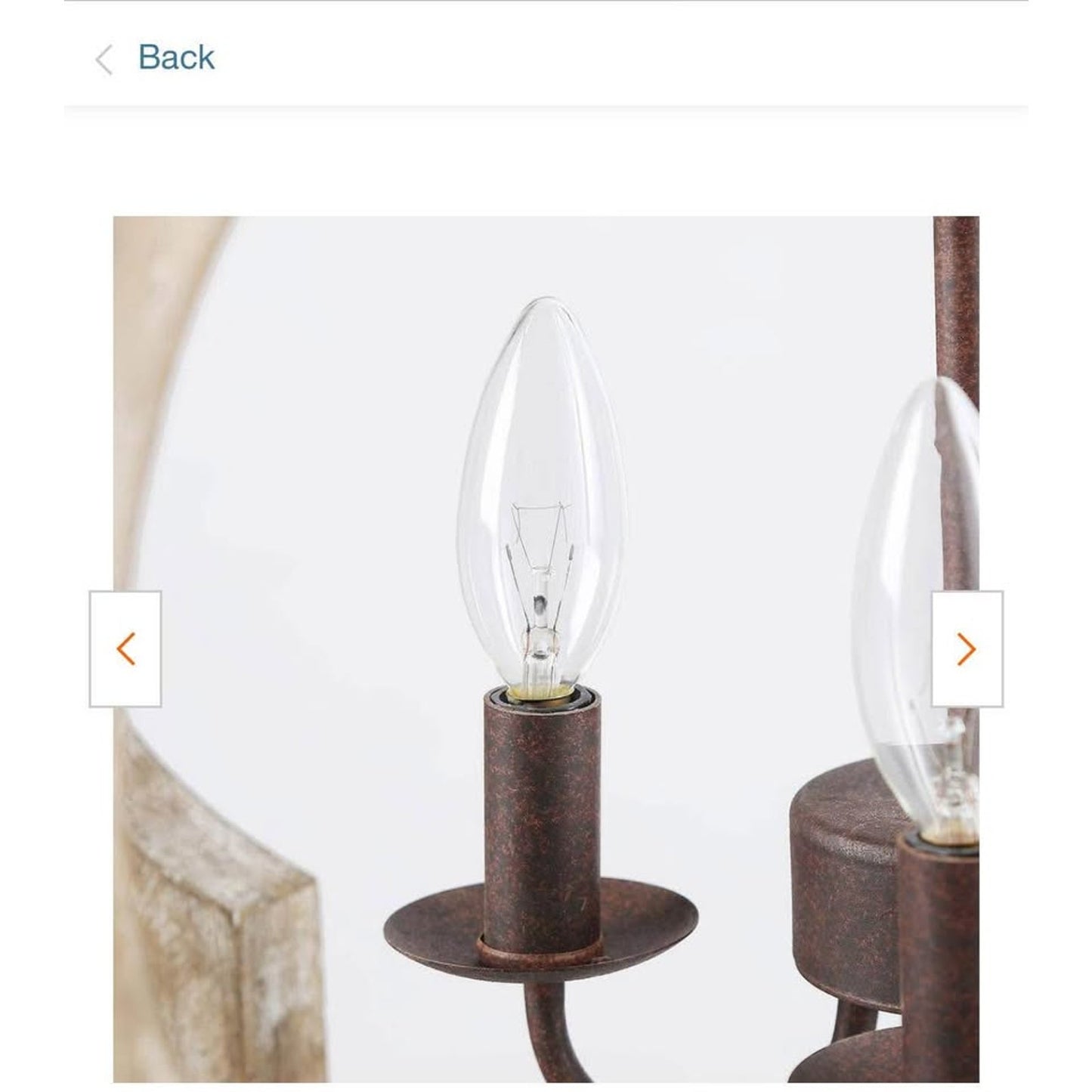 Modern Farmhouse Cage Chandelier Bronze 4-Light Island Candlestick Chandelier Rust Proof Weathered W