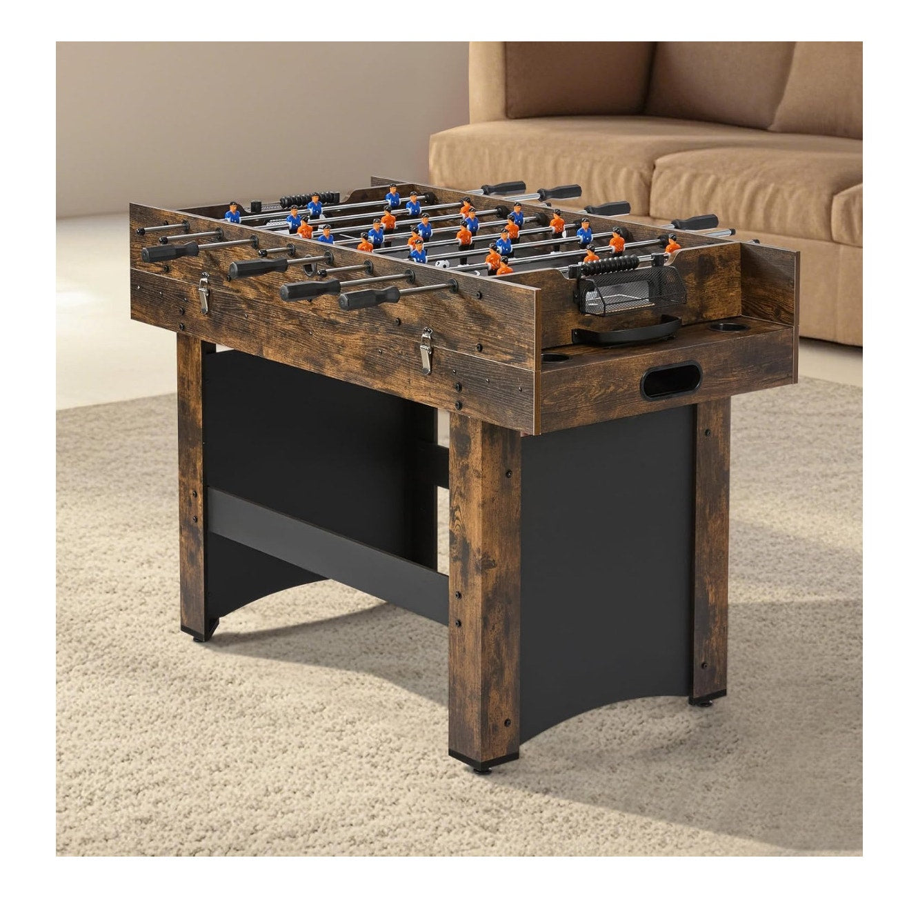 VEVOR 3-in-1/4-in-1 Combo Game Table Set, 48"/54" Air Hockey, Ping Pong & Foosball