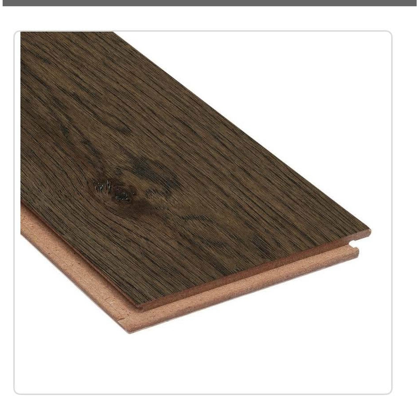 Ashor hickory 3/8 in. T x 5 in. W Wire Brushed Engineered hardwood flooring (19.7 sqft / case)