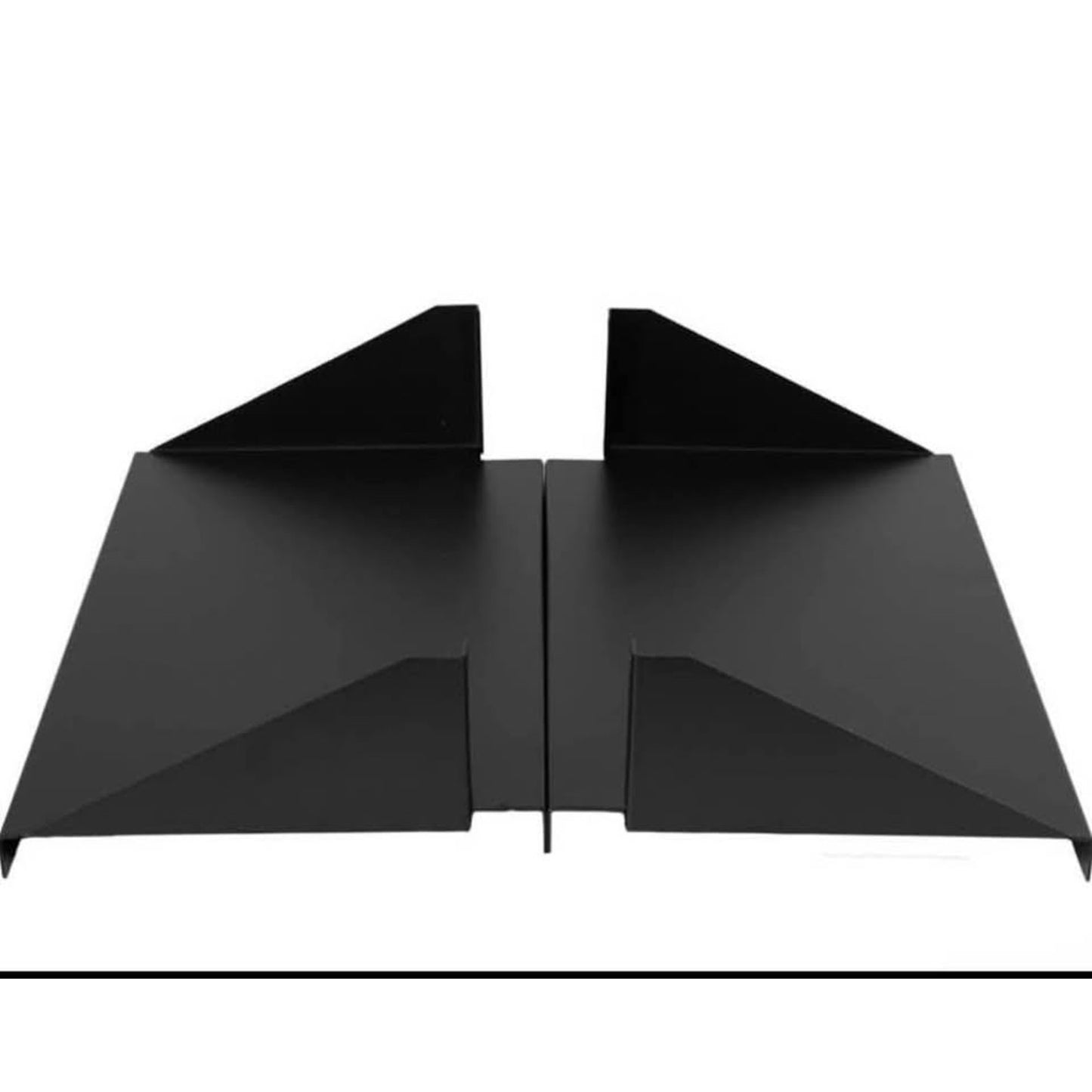 NavePoint Cantilever Server Shelf Rack Mount 19 Inch 2U Black 2 Piece Set Center Weighted
