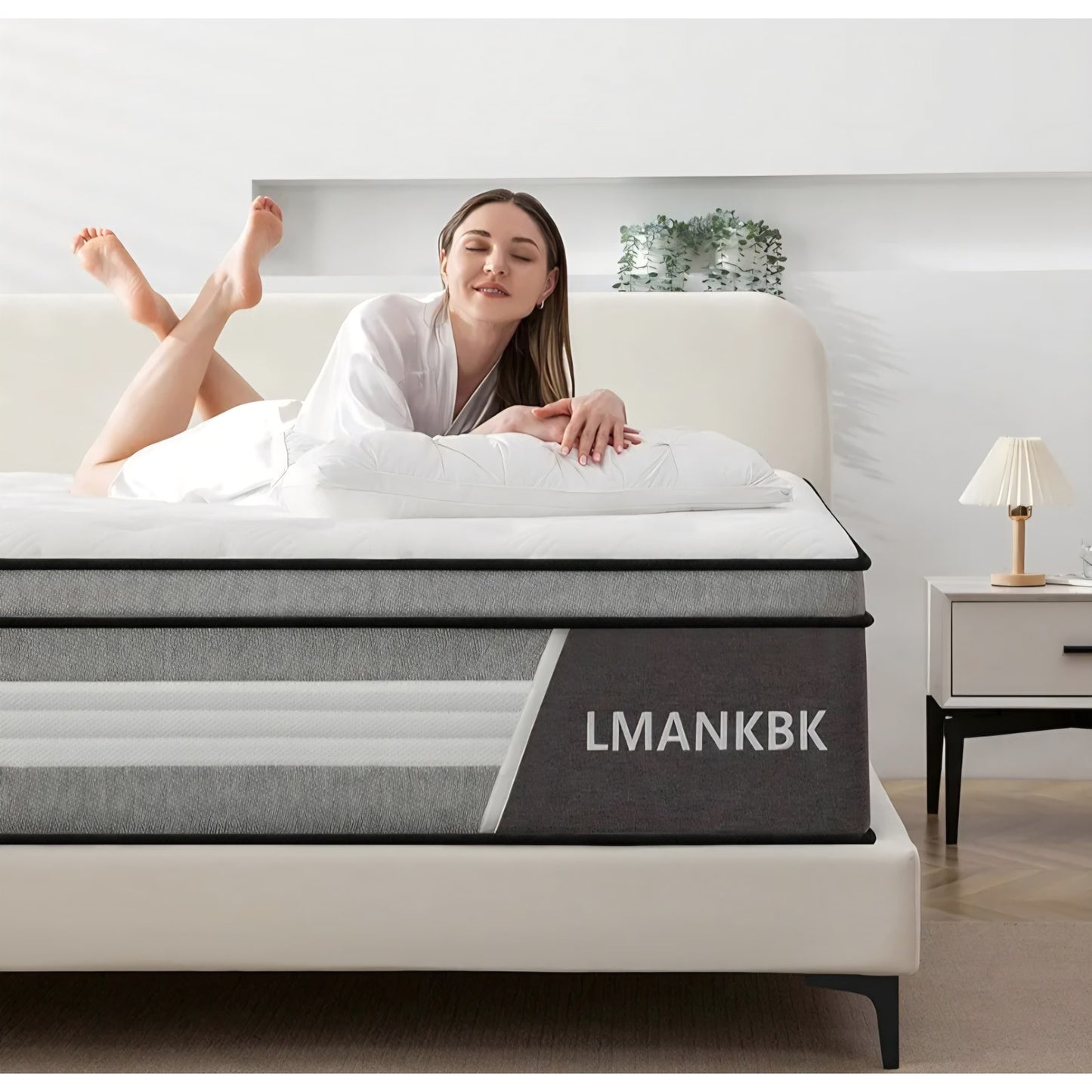 King Mattress,12 Inch King Size Mattress in a Box,Gel Memory Foam and Innerspring Hybrid Mattresses
