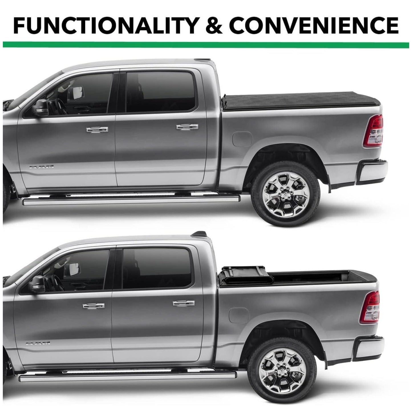 Gator ETX Soft Tri-Fold Truck Bed Tonneau Cover | 59109 | Fits 2014 - 2018, 2019 Ltd/Lgcy Chevy/GMC