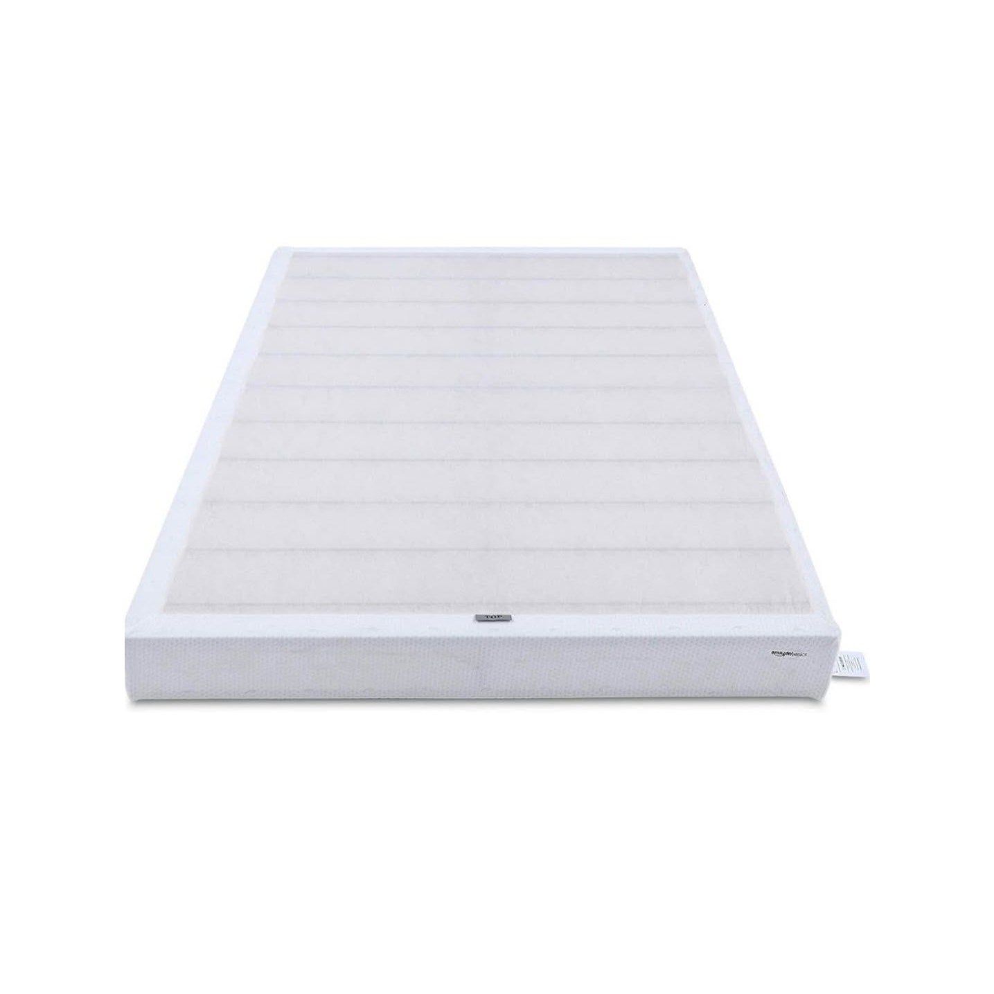 Amazon Basics Smart Box Spring Bed Base, 9-Inch Height Mattress Foundation, Tool-Free Easy
