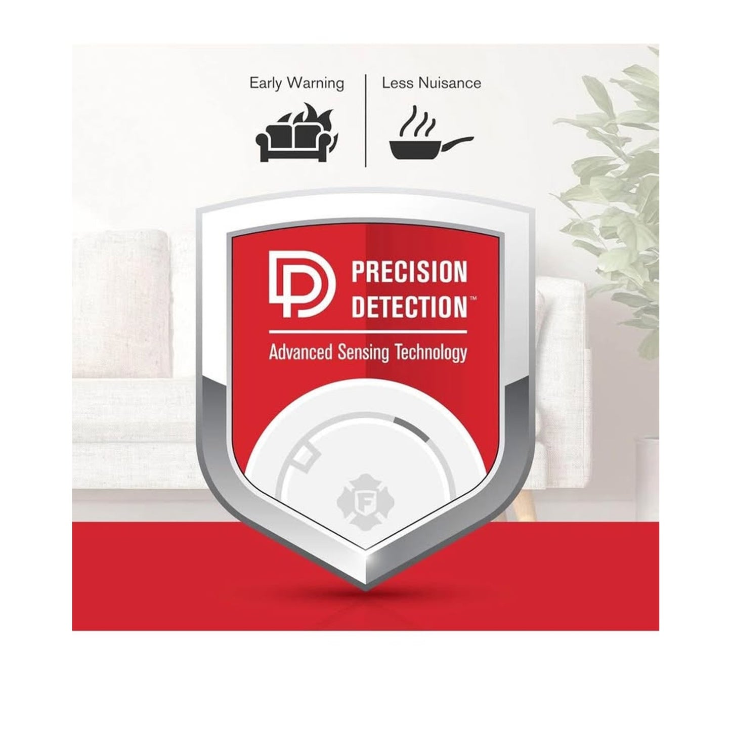 First Alert SMICO100-AC Interconnect Hardwire Combination Smoke & Carbon Monoxide Alarm with Battery