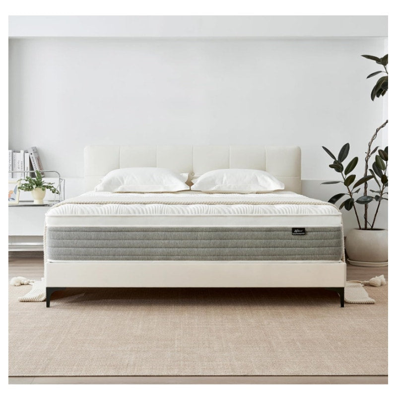 Queen Mattress 12 Inch, Medium Firm Queen Size Mattress in a Box，Hybrid Mattresses with Gel Foam