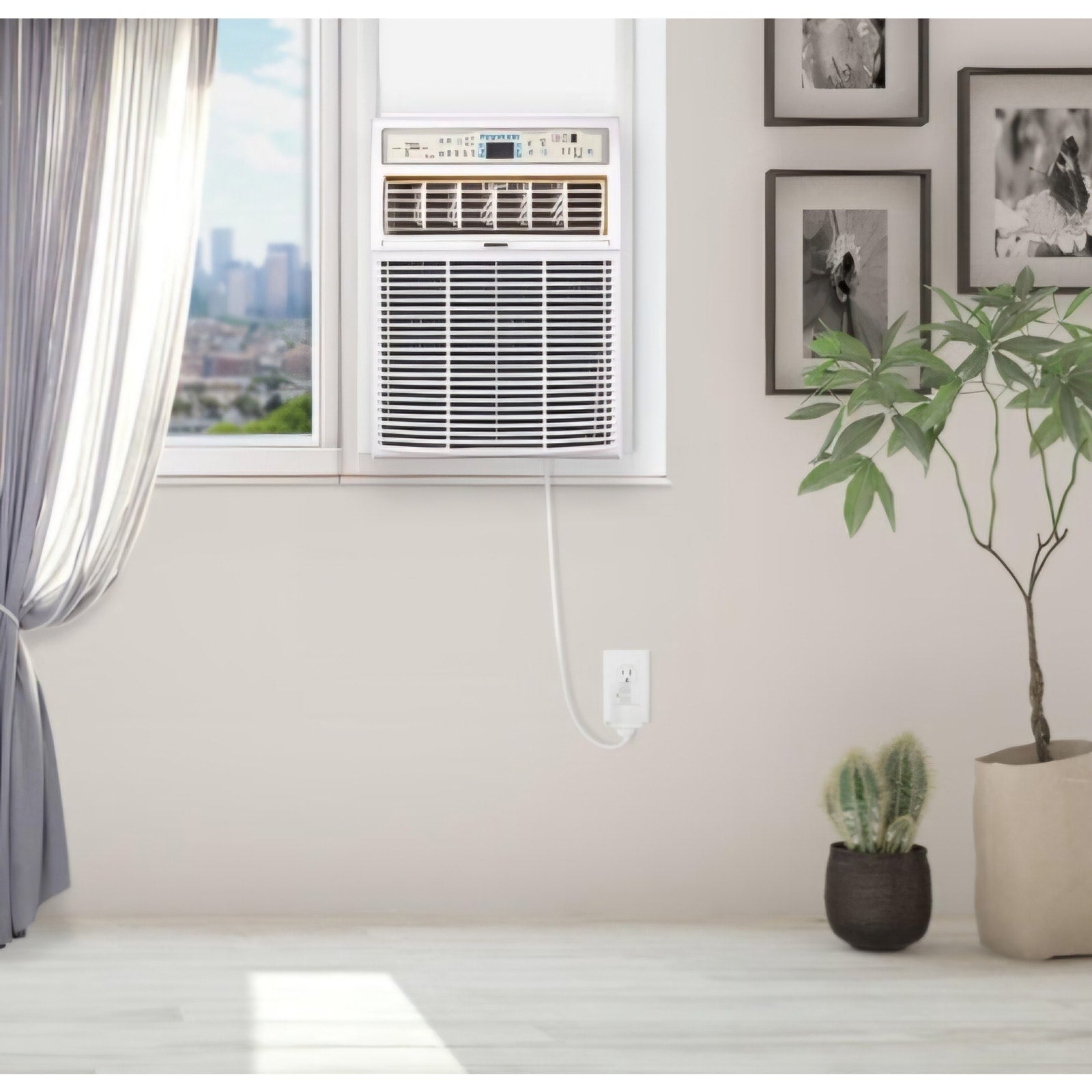 Keystone 8,000 BTU Slider Window Air Conditioner and Dehumidifier