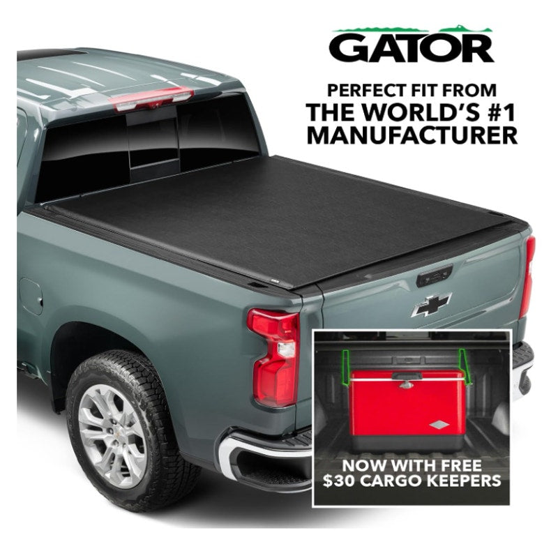 Gator Soft Roll Up Truck Bed Tonneau Cover 2019-2026 Chevy/GMC Silverado/Sierra 5'10" Bed