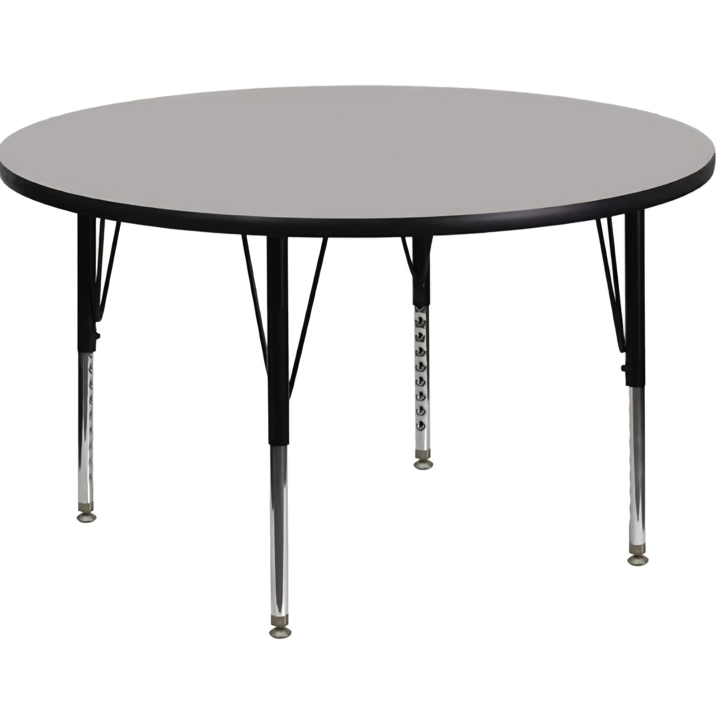 Wren 48'' Round Grey HP Laminate Activity Table