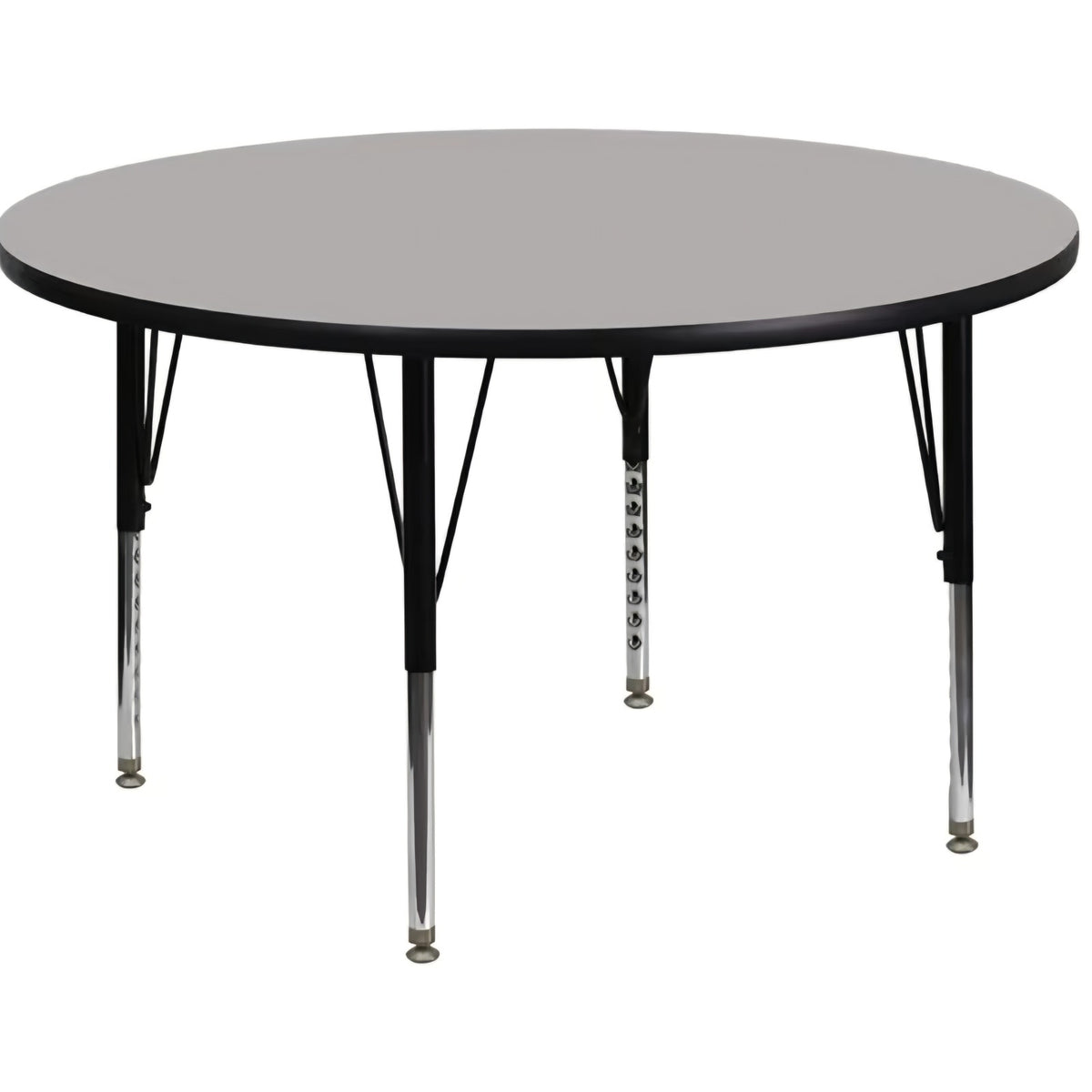 Wren 48'' Round Grey HP Laminate Activity Table