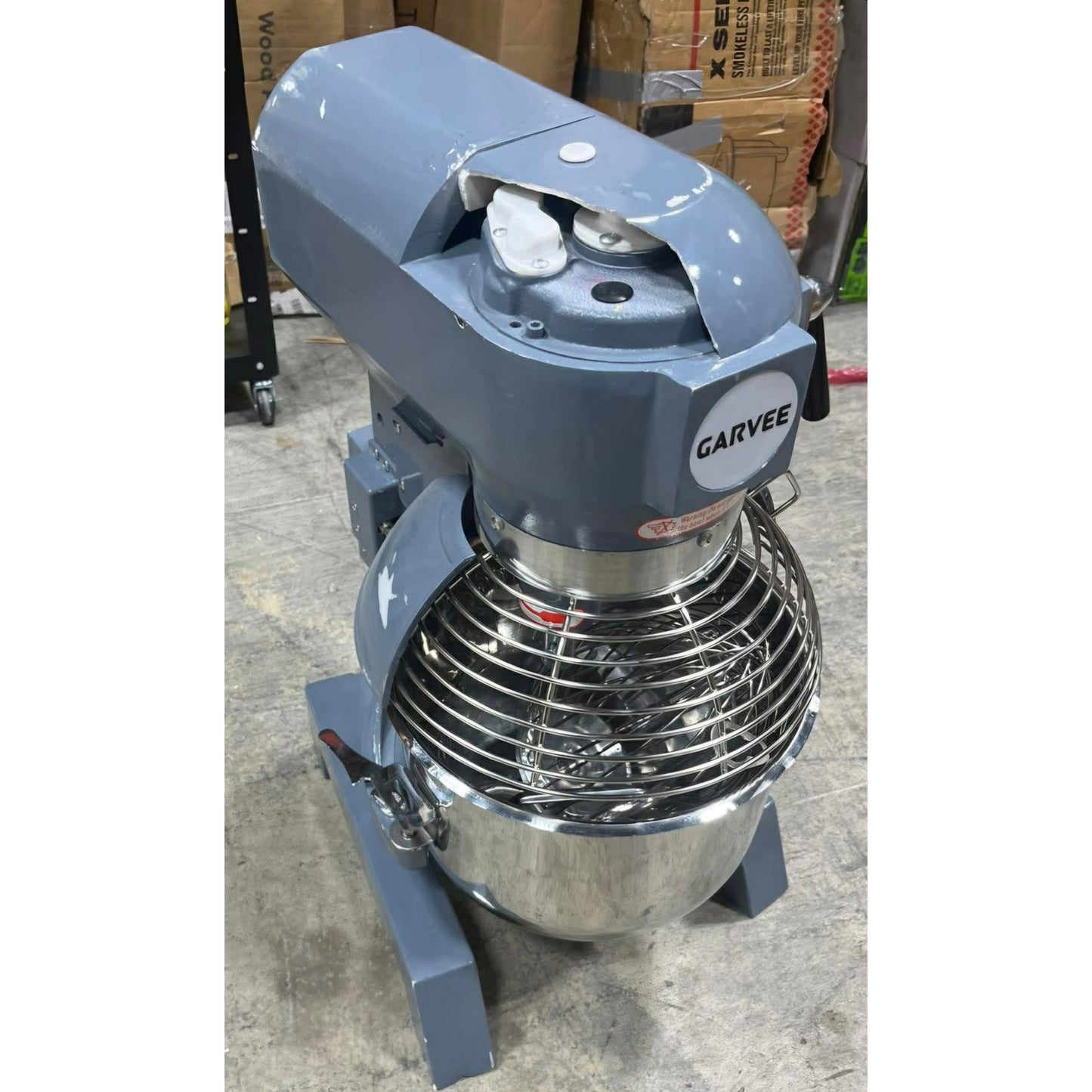 15 QT Commercial Food Mixer - Powerful 600W Motor, 3 Speeds, Stainless Steel Bowl & Attachments