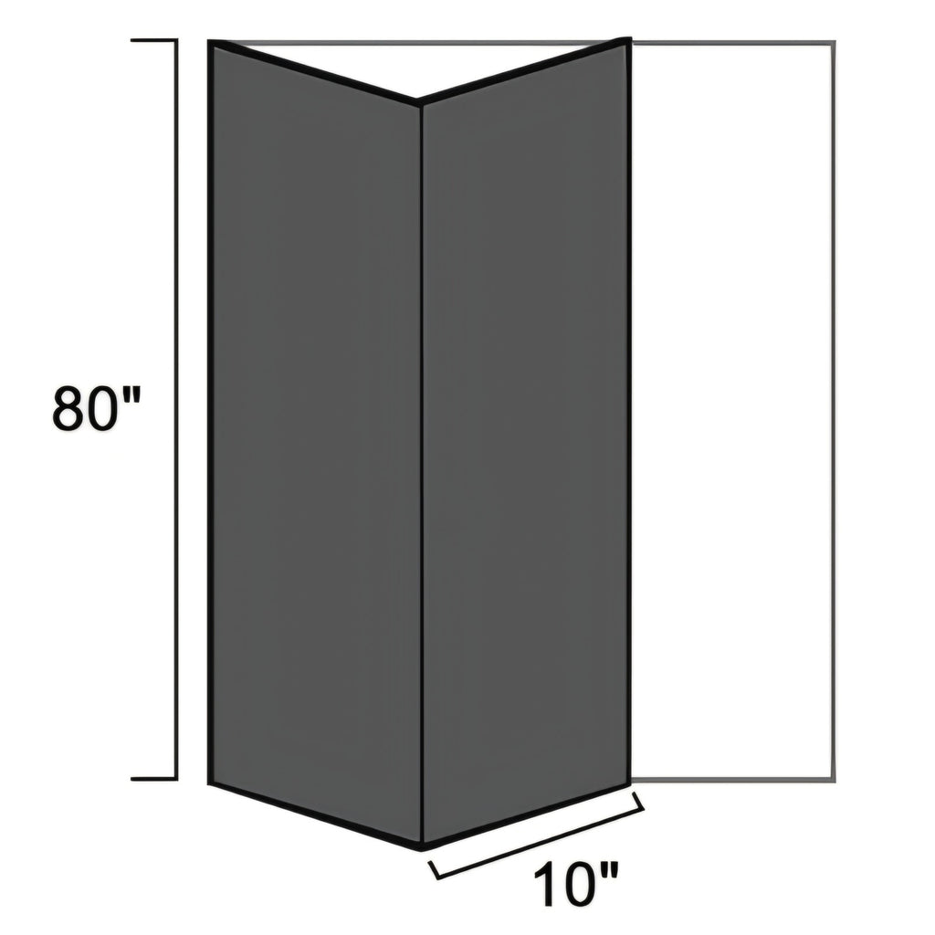 2 Panel Shaker Hollow Core Light Gray Composite Bi-Fold Door with Sliding Barn Door