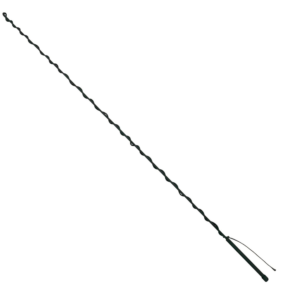Weaver EquineWeaver Leather Stock Whip with Rubber Handle and 10" Popper, Red/White