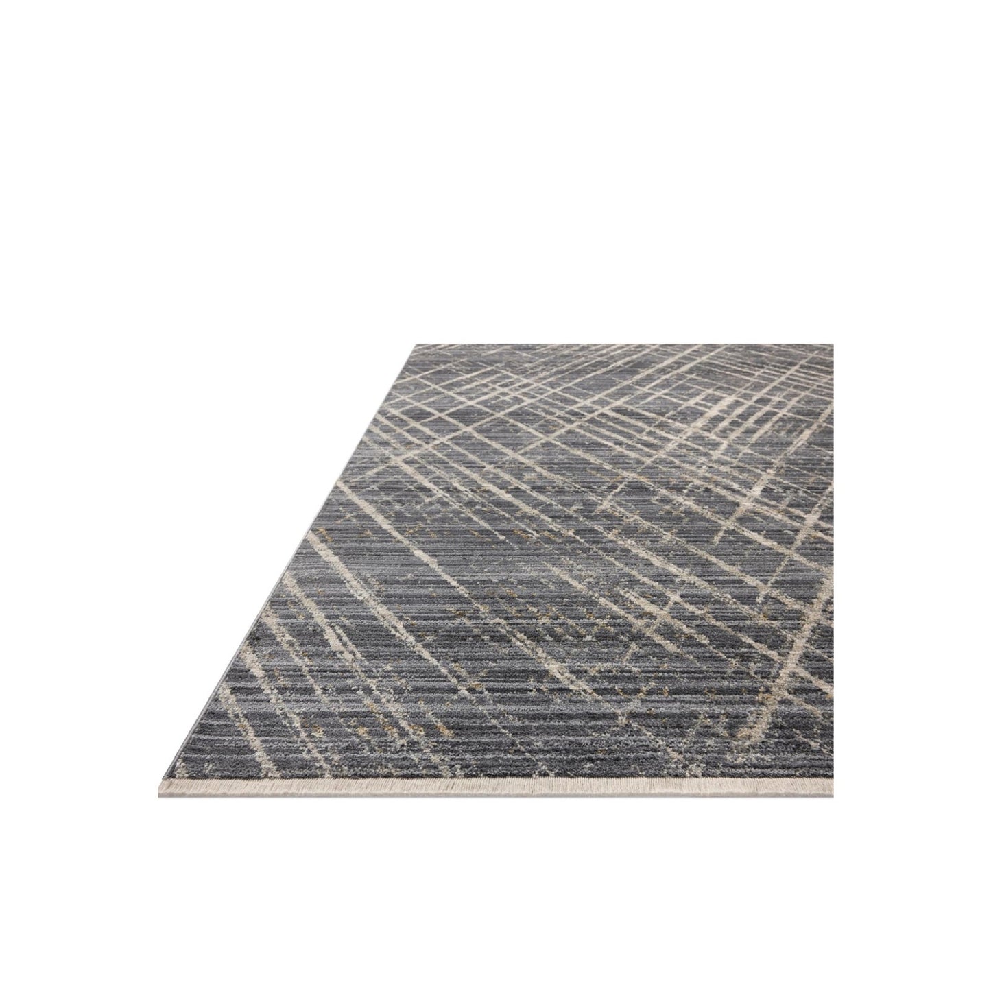 Loloi II Wade Collection WAE-04 Midnight/Beige 7'-10" x 10' Area Rug