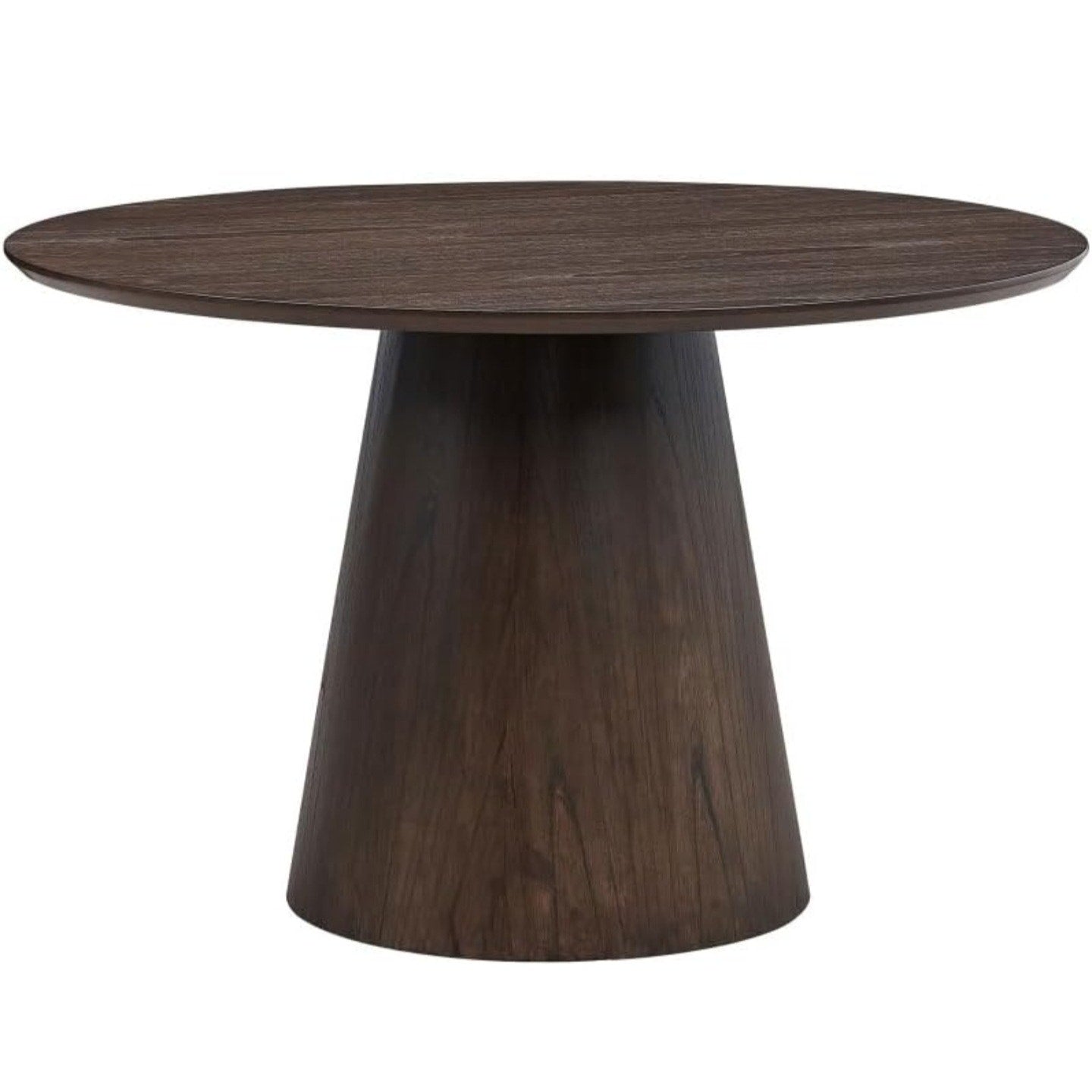 Round Modern Style MDF Wood Dining Table for Kitchen, Living Room, Cafe, Stylish Leisure Desk