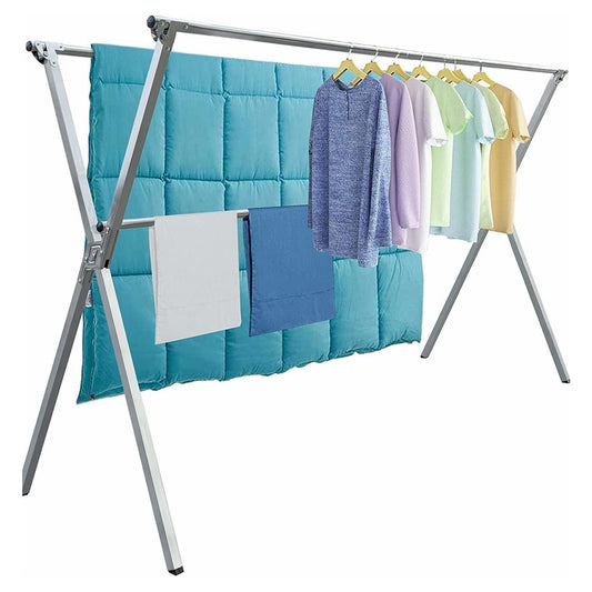 Clothes Drying Racks Outdoor, 95 Inches Updated Version,Stainless Steel LaundryDrying RackforIndoor