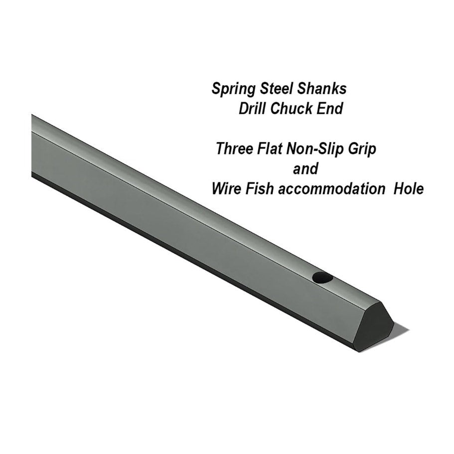 Eagle Tool US EHS25036 Installer Drill Bit, Heavy Duty High Speed, 1/4-Inch by 36-Inch