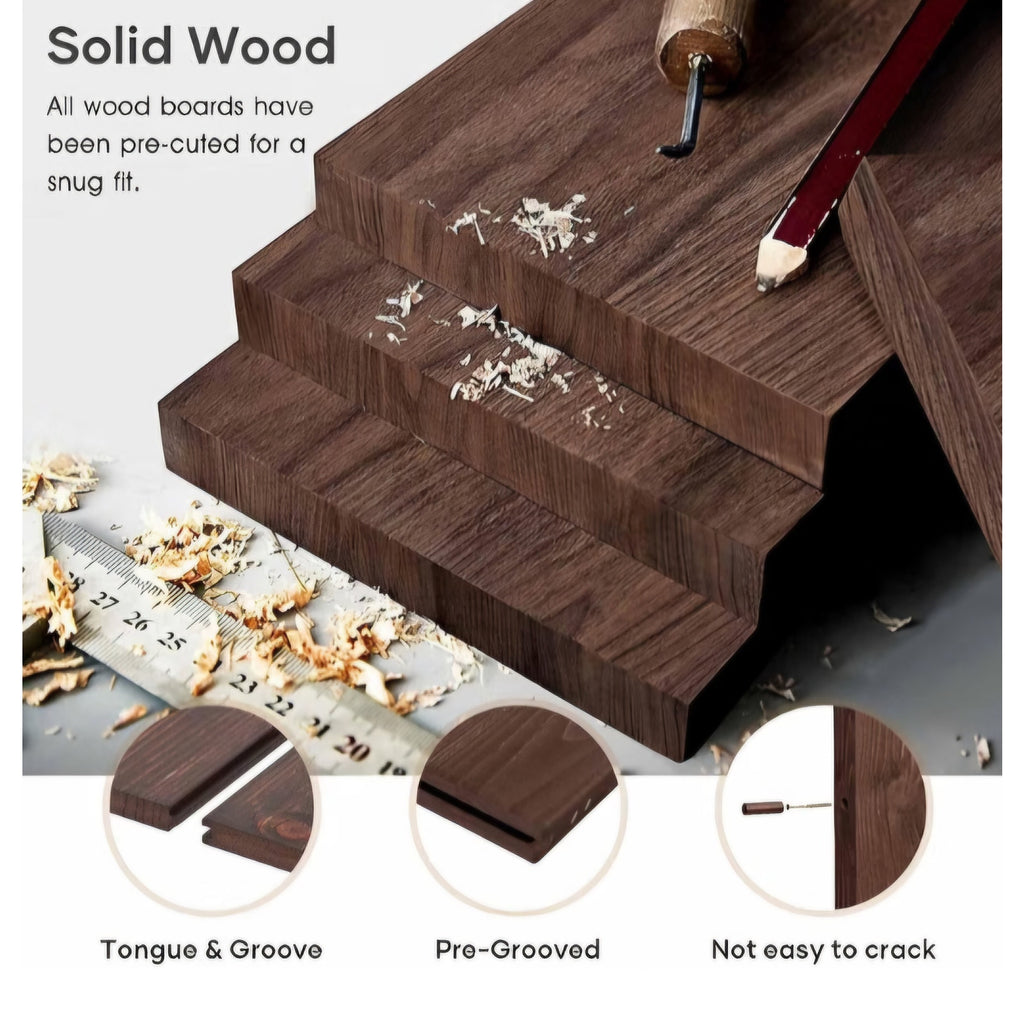 48x84 inch (Double 24×84 inch Door) Sliding Barn Wood Door Slab with 8ft Hardware Kit and Handle