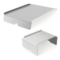 Stainless Grease Drip Tray Heat Baffle Diffuser Set Replacement for Traeger 22 Series