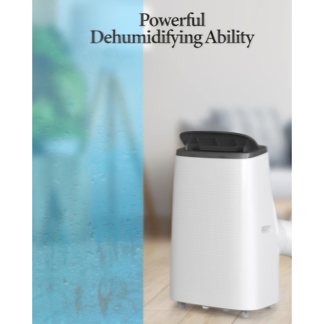 14,000 BTU Portable Air Conditioner with Remote Control, Cooling Rooms Up to 750 Sq. ft., 3-in-1 AC