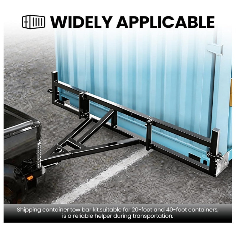 Container Tow Bar Kit Tow Hitch for 20' 40' 14,000Lbs Capacity
