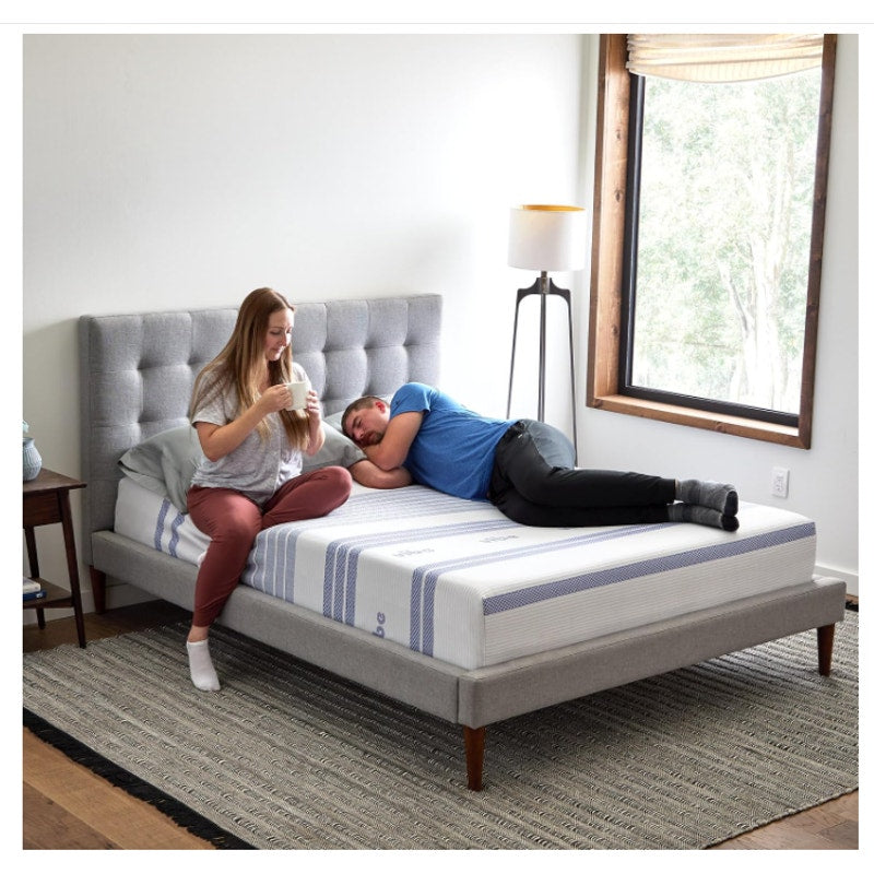 Vibe Gel Memory Foam Mattress, 12-Inch CertiPUR-US Certified Bed-in-a-Box, King, White