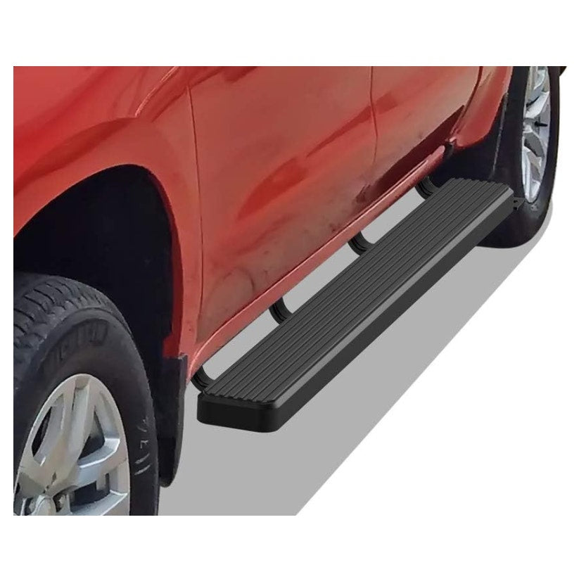 APS 6in Stainless Steel Running Boards GMC Sierra 1500 2019-2026 Cab & 2500 HD 3500 HD 2020-2026