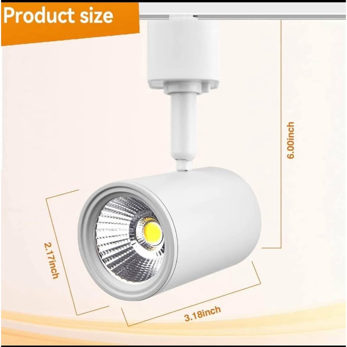 10W H Type Track Lighting Heads Can fine Control 2700K-6500K Stepless Dimming Led Track Lighting Fix