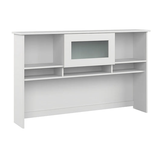 Bush with desk Home Cabot 60W Hutch, White