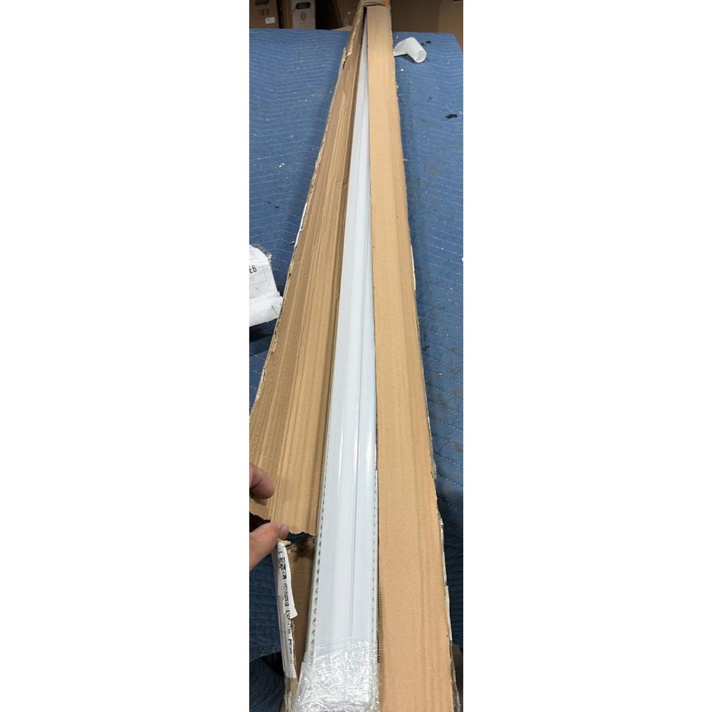 6 Pack Plaster-in LED Channel 6.6FT Recessed Drywall Aluminum Lighting Track,Trimless Strip Profile