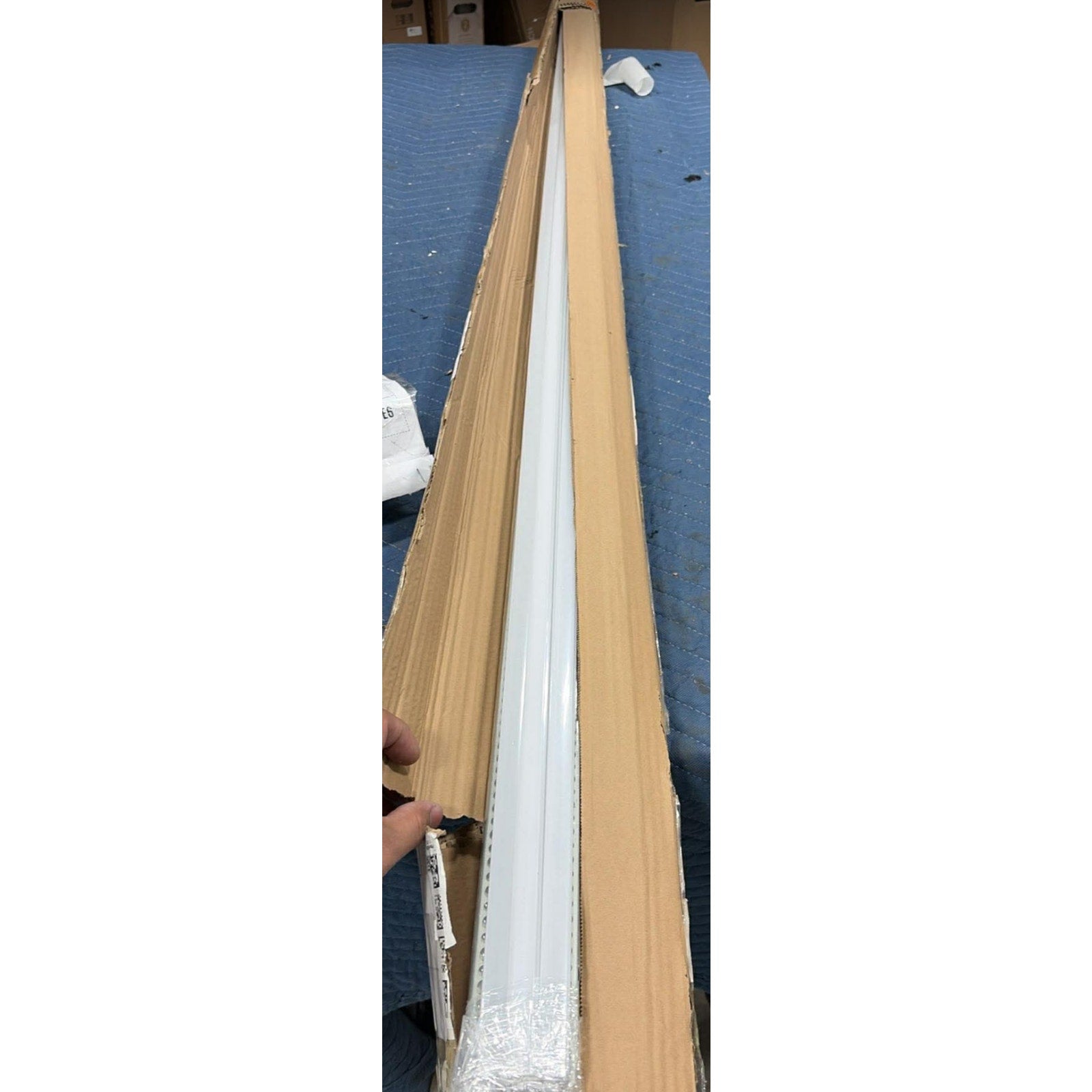 6 Pack Plaster-in LED Channel 6.6FT Recessed Drywall Aluminum Lighting Track,Trimless Strip Profile