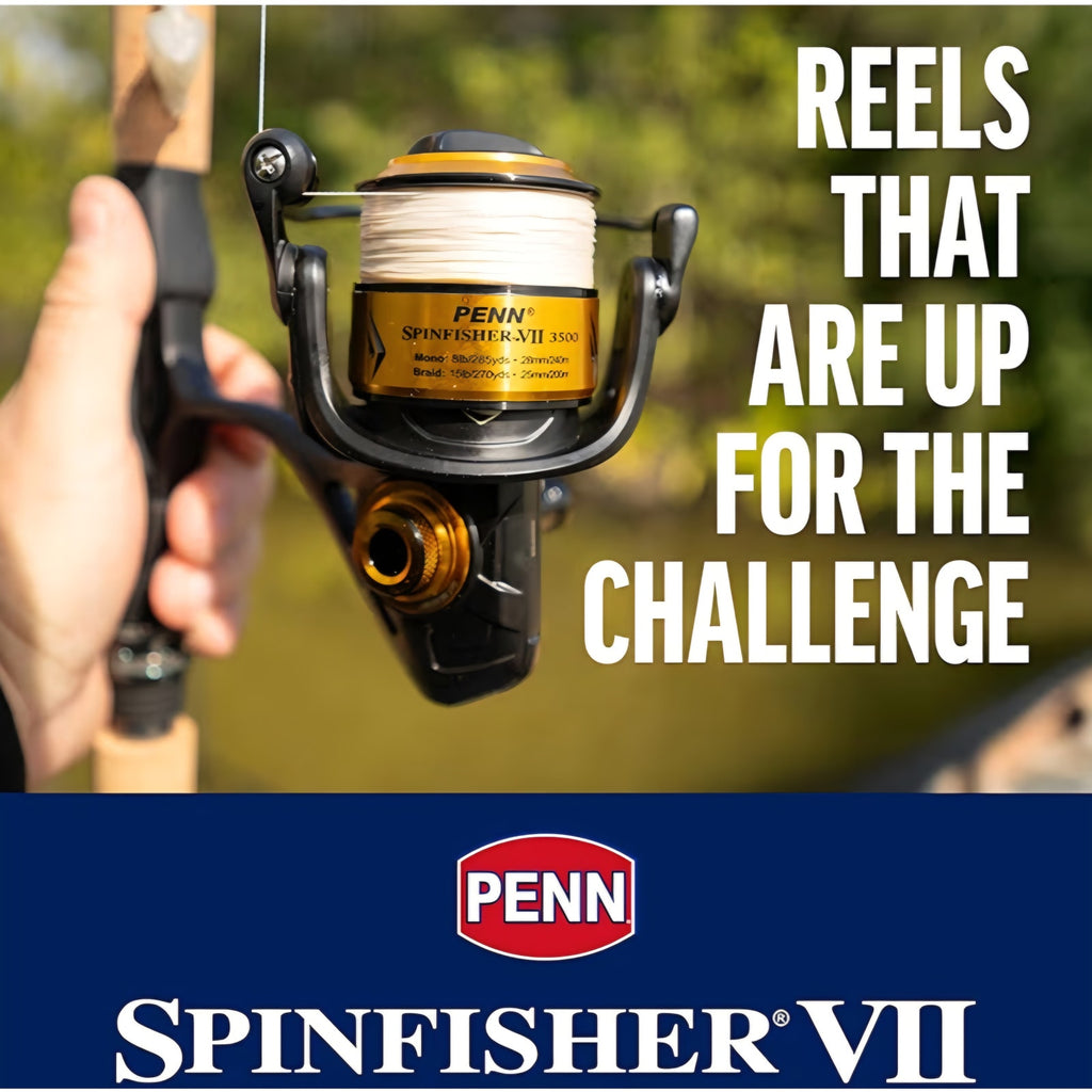 Penn Spinfisher VII Spinning Reel and Fishing Rod Combo