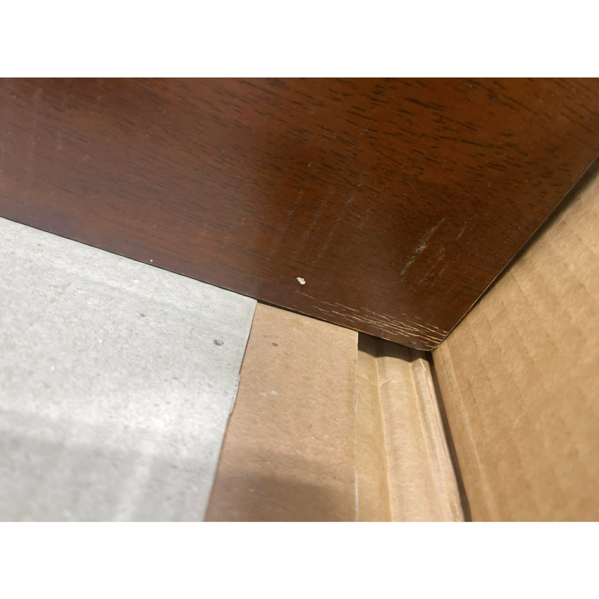 Writing Desk With Drawer, Solid Wood, Real Parawood, 48" W x 26" D x 30" H, Espresso