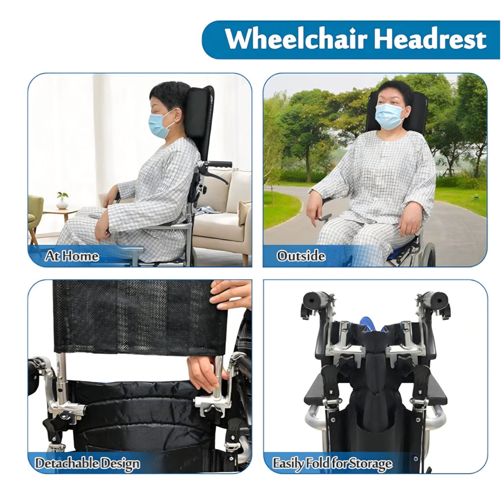 Neck Support Head Positioning Pillow Headrest for Wheelchair Post Surgery Neck Stabilizer