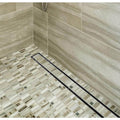 Neodrain 60-Inch Linear Shower Drain with Tile Insert Grate,Brushed 304 Stainless Steel Rectangle