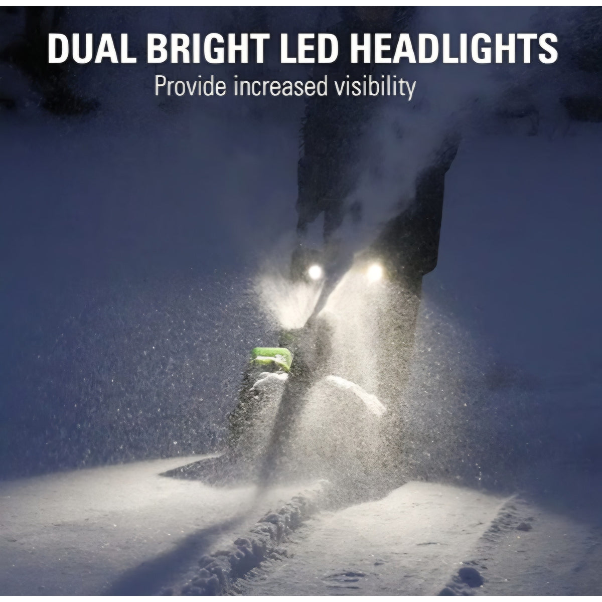 Greenworks 80V (75+ Compatible Tools) 20” Brushless Cordless Snow Blower, 2.0Ah Battery and Charger