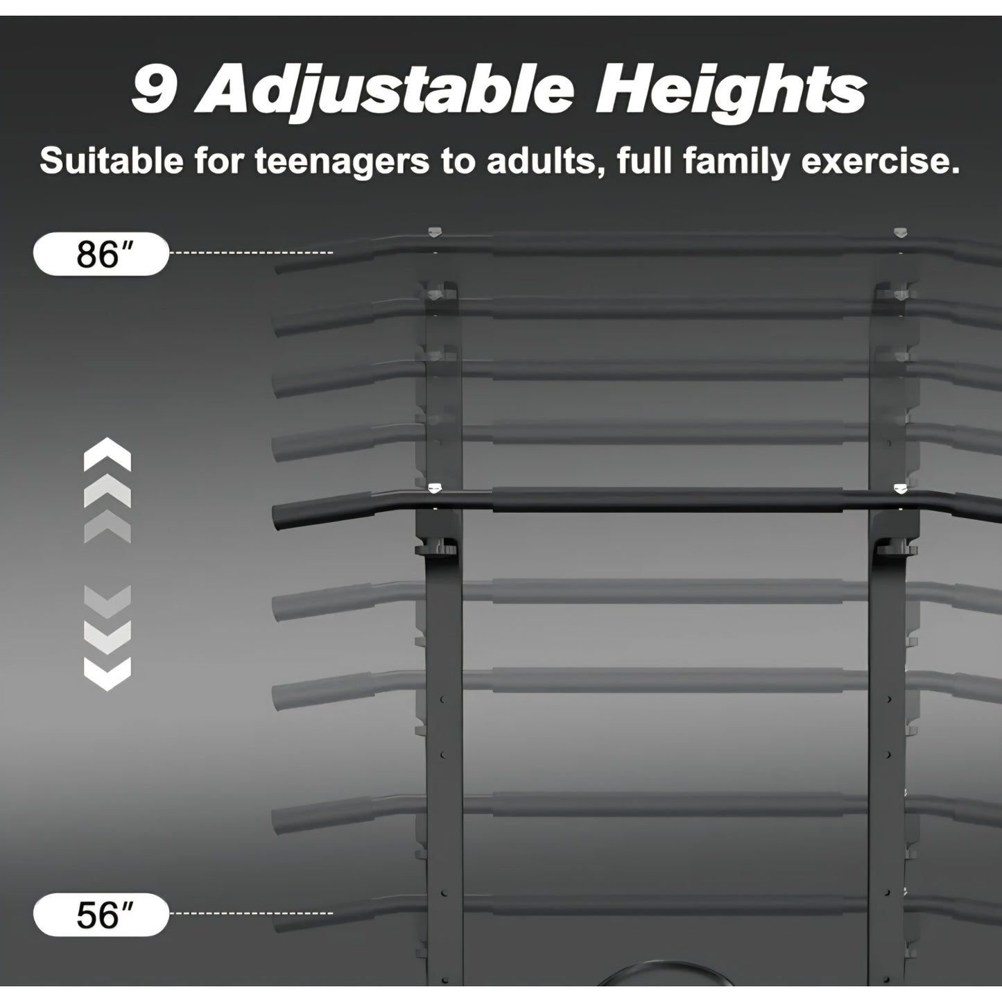 RELIFE REBUILD YOUR LIFE Power Tower Pull Up Bar Station Workout Dip Station for Home Gym Strengt