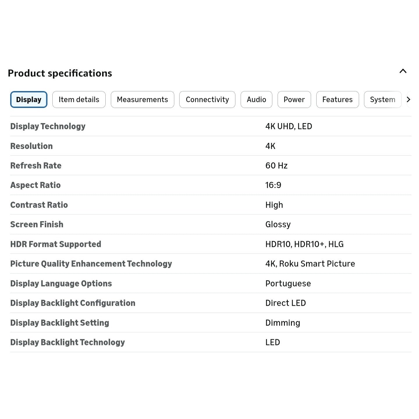 Roku Smart TV 2025 – 65-Inch Select Series, 4K HDR TV – RokuTV with Enhanced Voice Remote