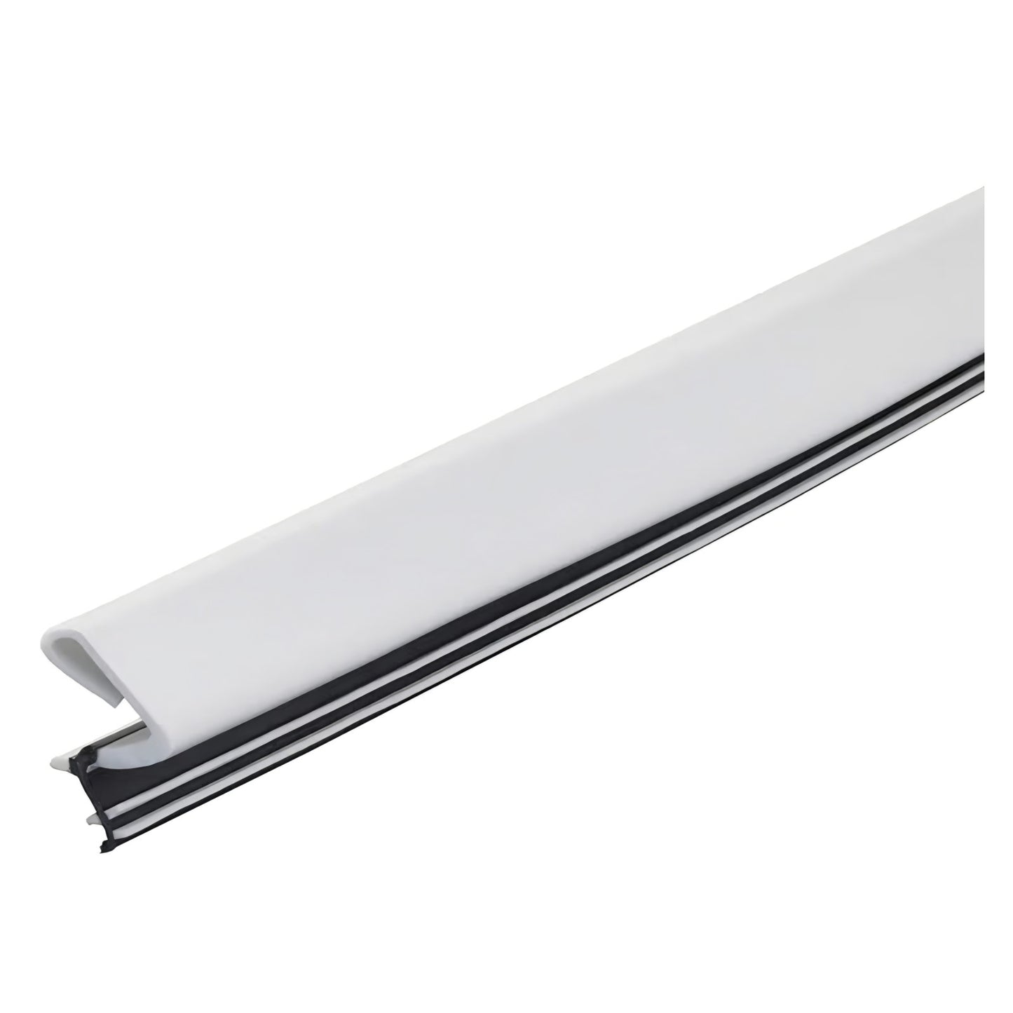 White Premium Rubber Platinum™ Top and Sides Door Seal for Doors with Kerf/Channel
