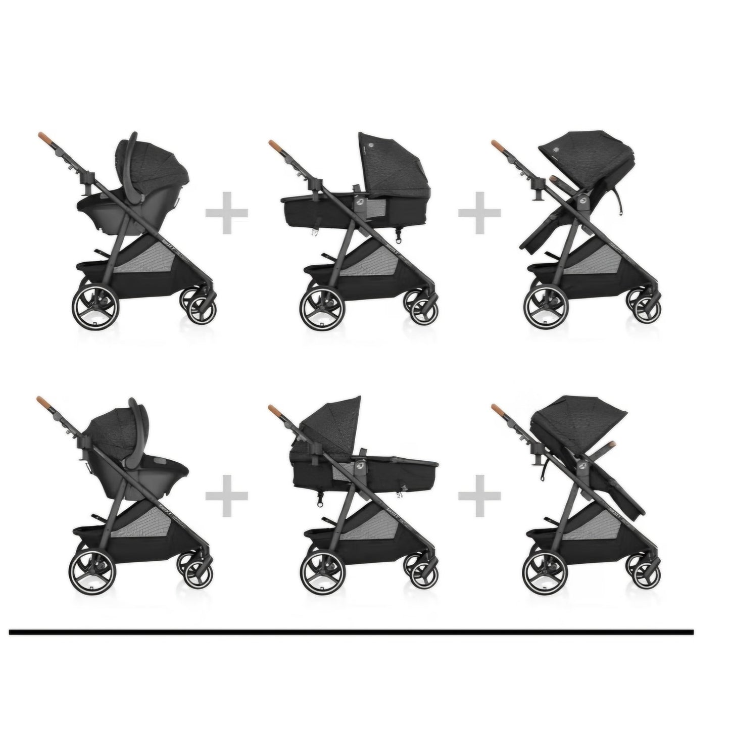 Evenflo Shyft Intuiti Travel System with Revolve180 LiteMax™ NXT Rotating Rear-Facing Lightweight