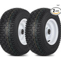 GICOOL 16x6.50-8 Tubeless Tire and Wheel, 【1" Bearing, 4" Centered Hub】,16x6.5-8" Lawn Mower Tires