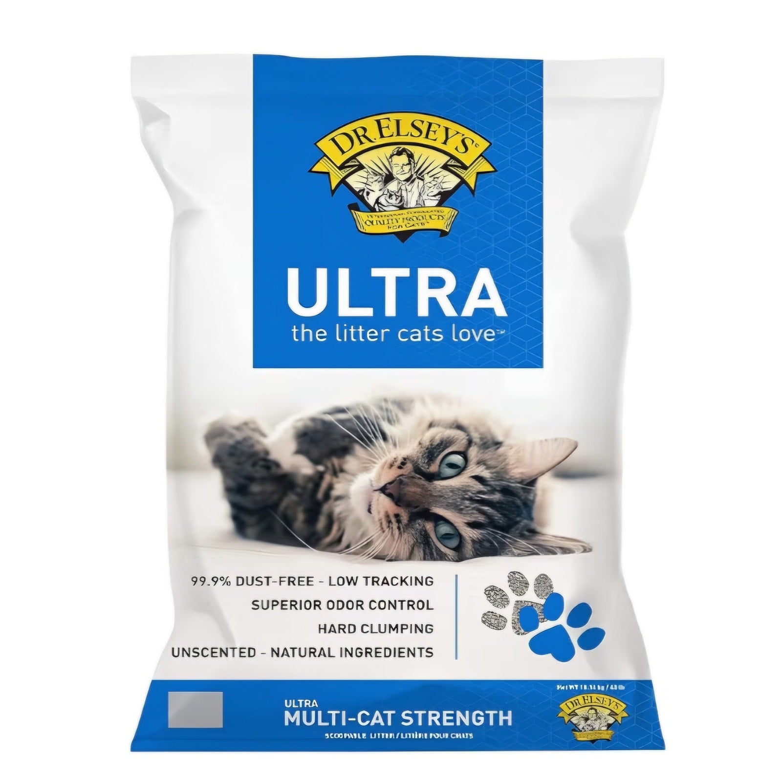 Dr. Elsey's Ultra UnScented Clumping Clay Cat Litter 40 lb. Bag