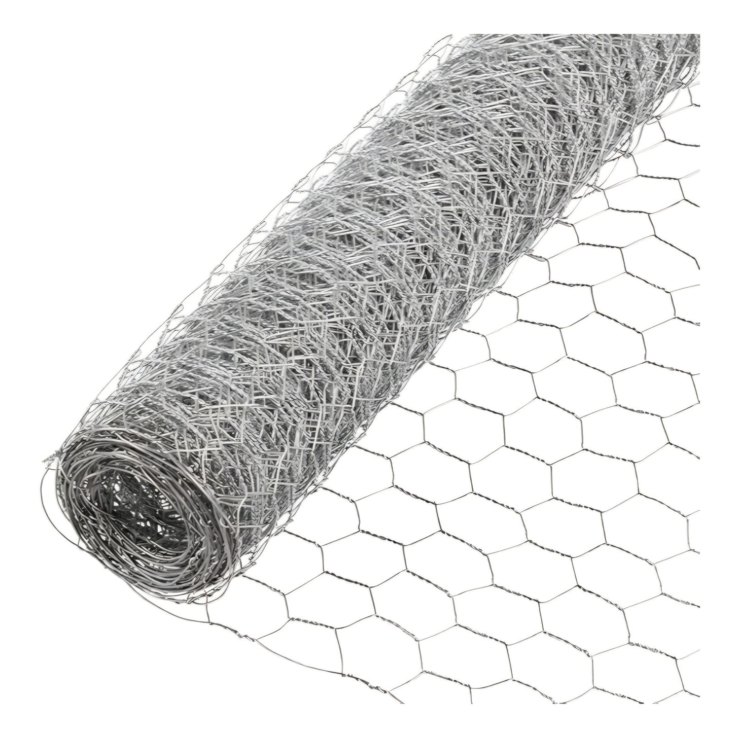 2 Inch Poultry Netting, Chicken Wire Fence, 20 Gauge Galvanized Steel, Rabbit Fencing