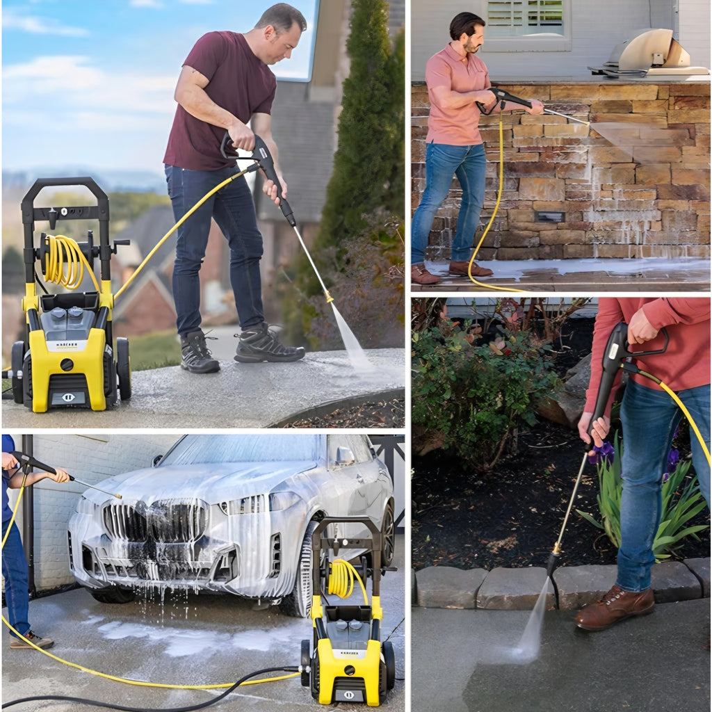 Kärcher Pressure Washer K2300PS, CETA Certified, 4 Spray Nozzles, Detergent Tank