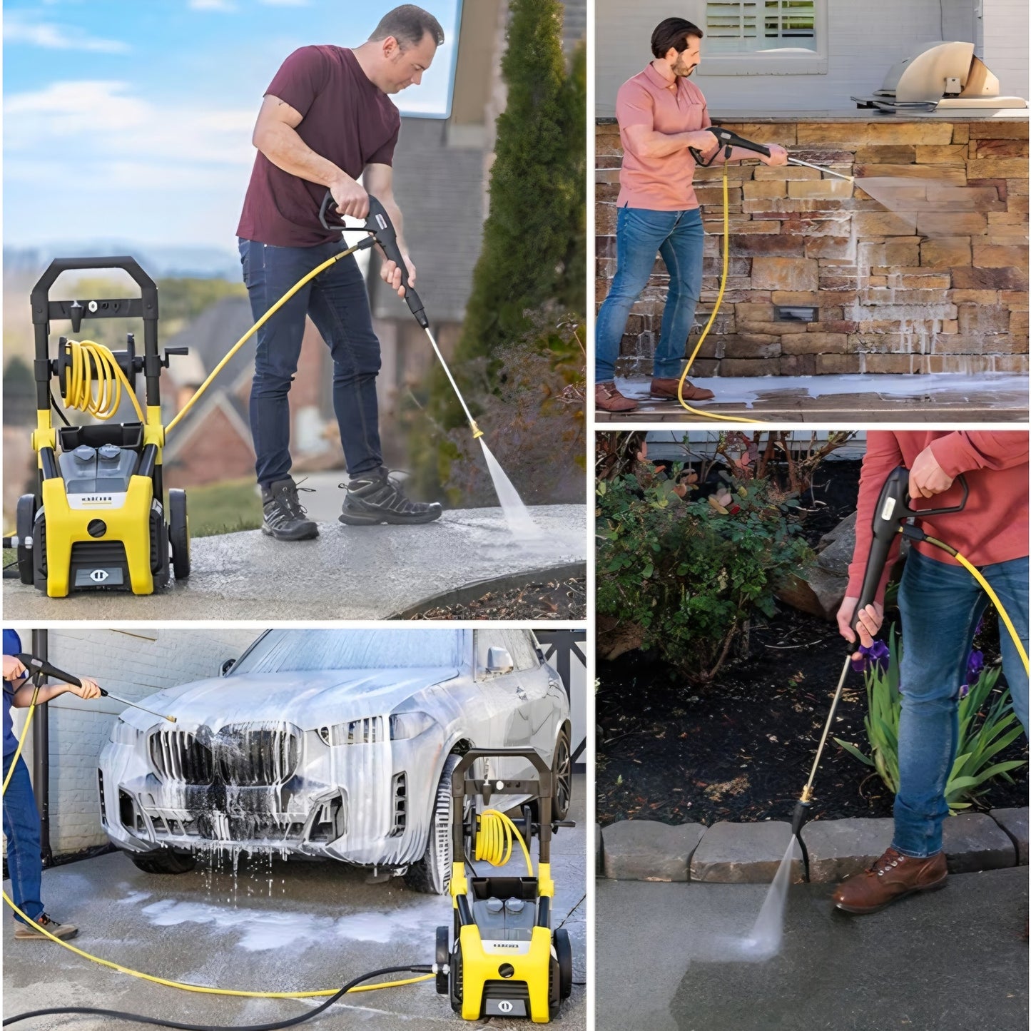 Kärcher Pressure Washer K2300PS, CETA Certified, 4 Spray Nozzles, Detergent Tank
