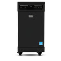 BLACK+DECKER 18-Inch Portable Dishwasher, 8-Place Setting Capacity Door Lock Broken