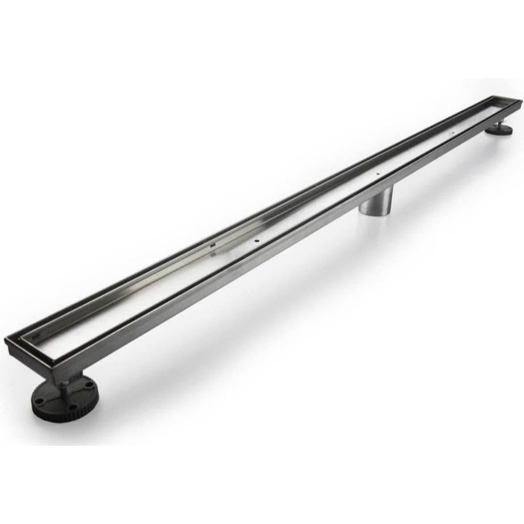 Neodrain 60-Inch Linear Shower Drain with Tile Insert Grate,Brushed 304 Stainless Steel Rectangle